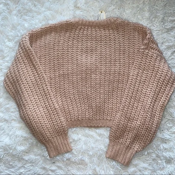 Garage Chunky Knit Cropped Sweater - Picture 2 of 2